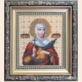 Набор для вышивания бисером ЧАРИВНА МИТЬ "Икона святой мученицы Татианы"